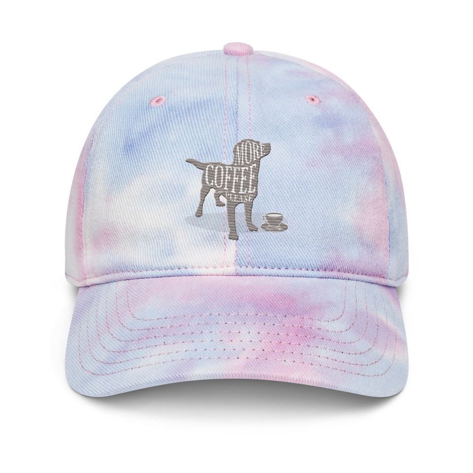 Coffee Dog Tie-Dye Hat