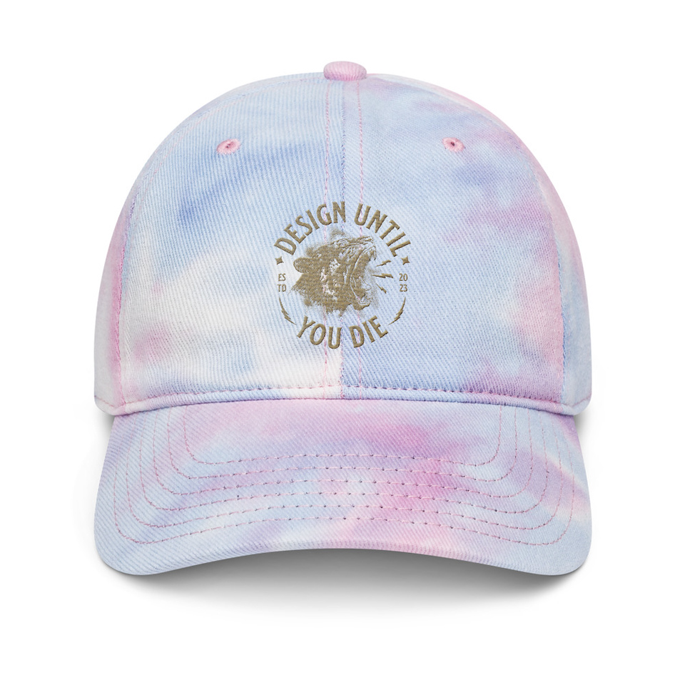 DESIGN UNTIL YOU DIE Tie-Dye Hat