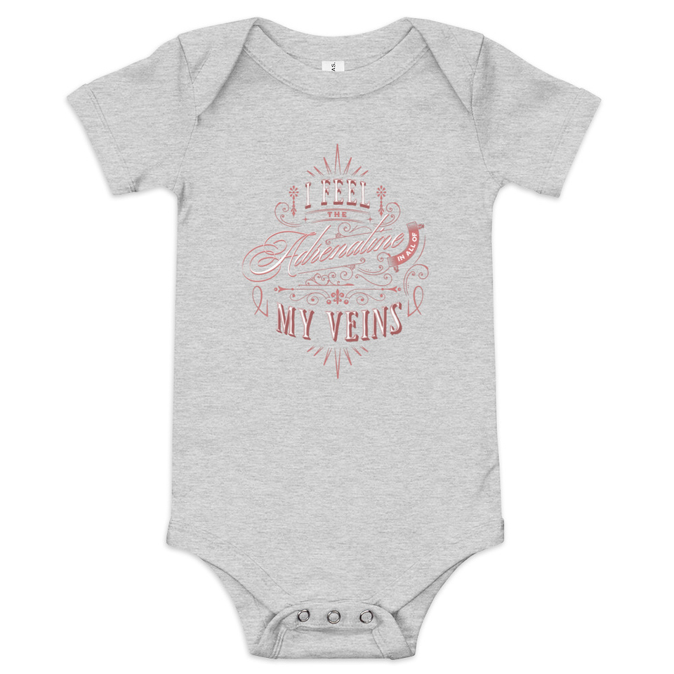 Adrenaline in my Veins - Victorian Baby Short Sleeve One Piece