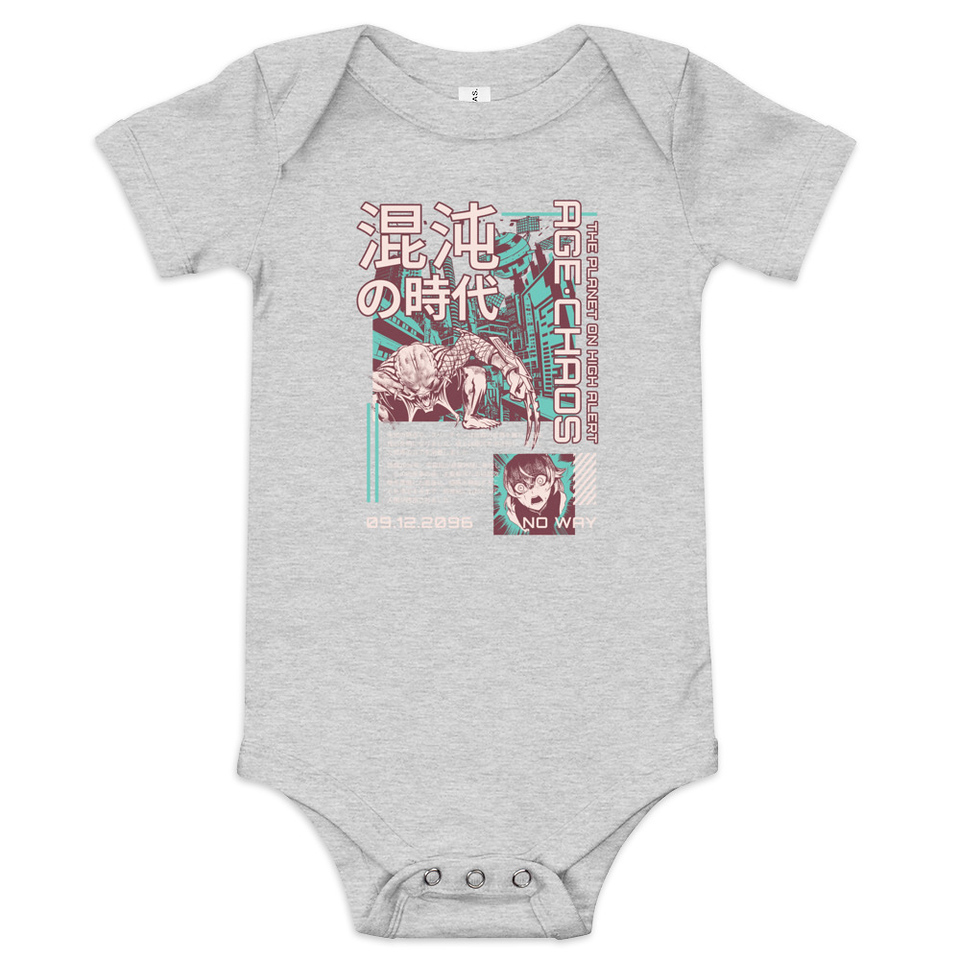 Age of Chaos - Japanese Anime Baby Short Sleeve One Piece