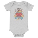 Always Love Yourself - Retro Inspirational Quote Baby Short Sleeve One Piece