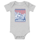 AMERICA (2) Baby Short Sleeve One Piece
