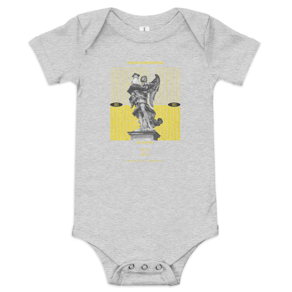 Angelic Aura Streetwear Baby Short Sleeve One Piece