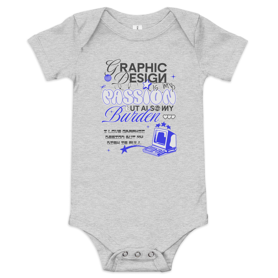 Anti-design  Baby Short Sleeve One Piece