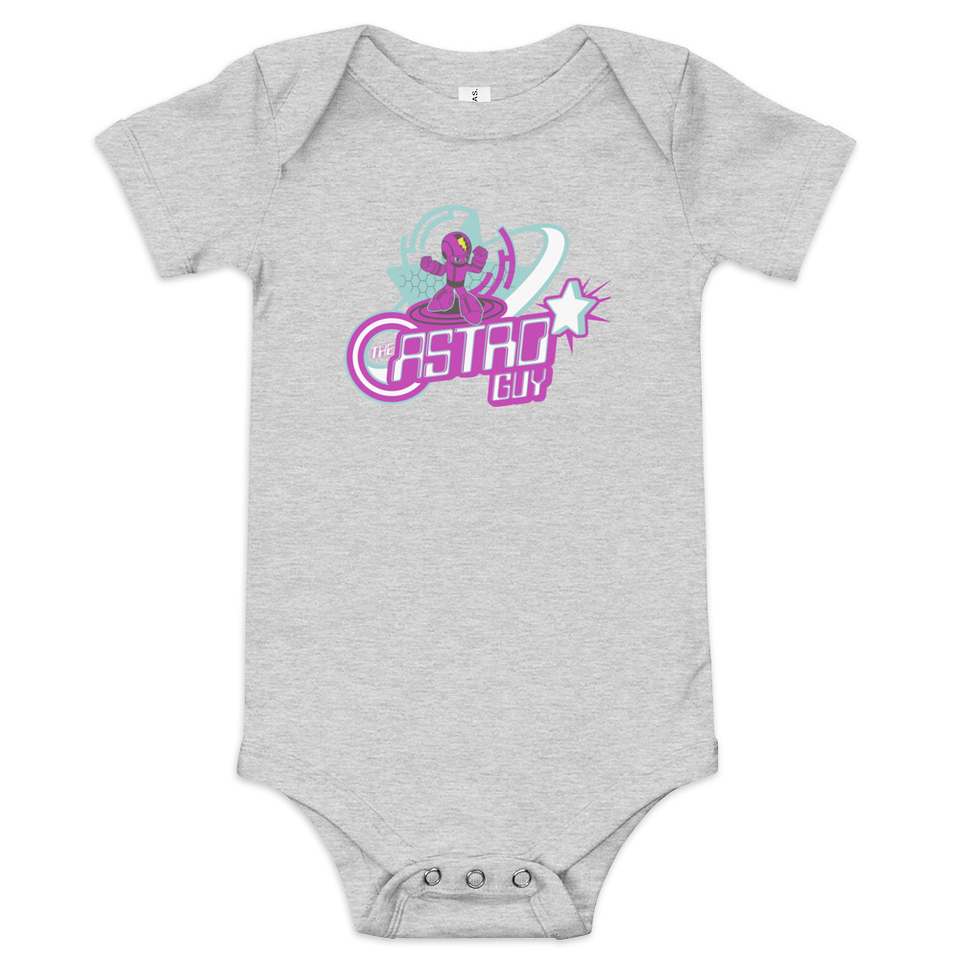 astro guy Baby Short Sleeve One Piece