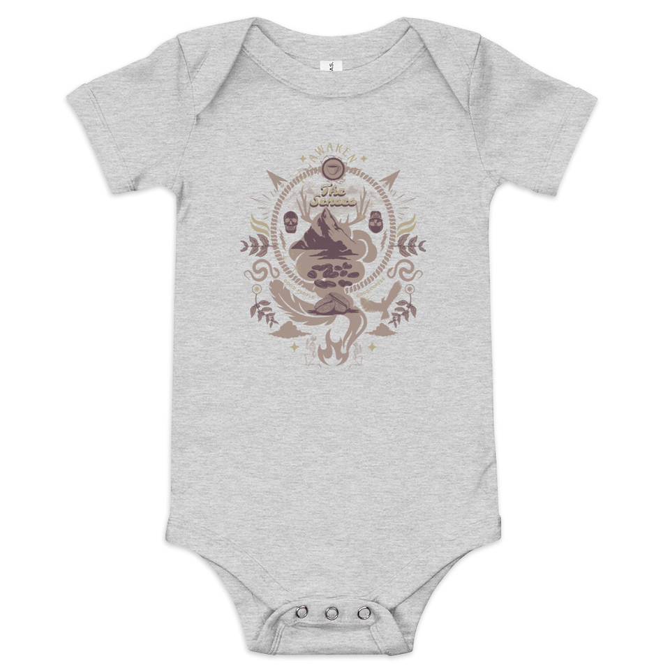 Awaken The Senses - Coffee Beans Baby Short Sleeve One Piece