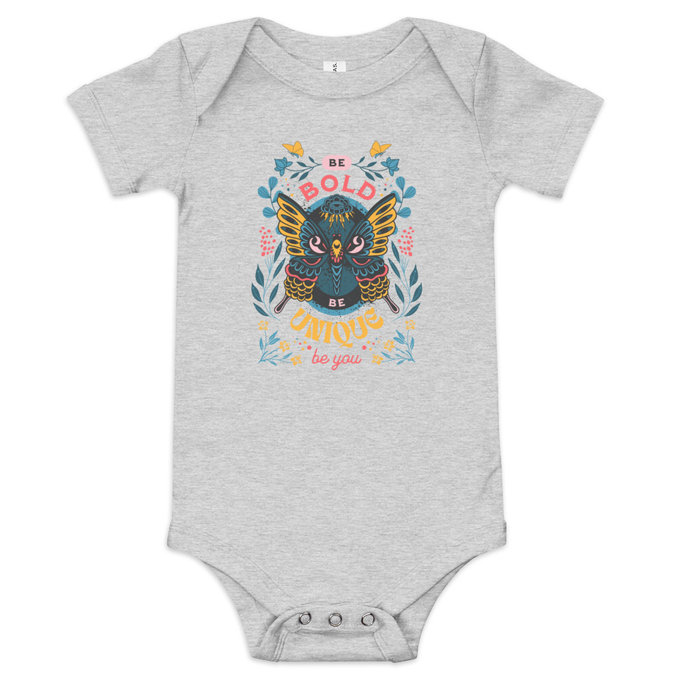 Be Bold Be Unique Baby Short Sleeve One Piece