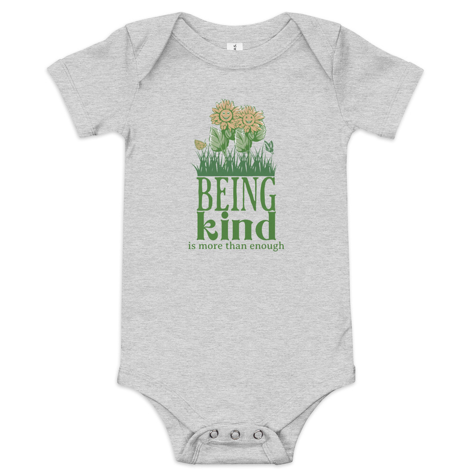 Being Kind is more than enough Baby Short Sleeve One Piece