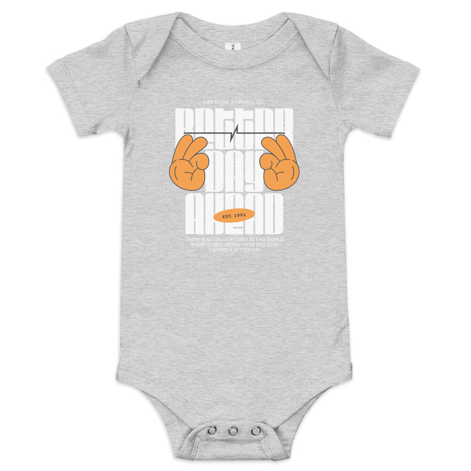 Better Day Ahead Baby Short Sleeve One Piece