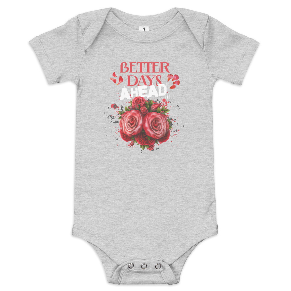 Better Days Ahead Baby Short Sleeve One Piece