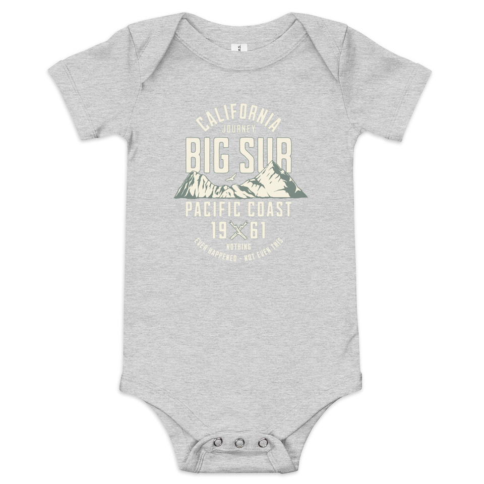 Big Sur - Outdoor Mountain Baby Short Sleeve One Piece