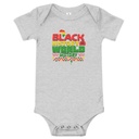 Black History is World History - Heritage Awareness Baby Short Sleeve One Piece