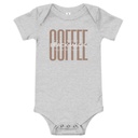 Black Magic - Minimal Modern Coffee Quote Baby Short Sleeve One Piece