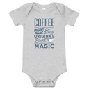 Black Magic Coffee - Simple Cup Baby Short Sleeve One Piece