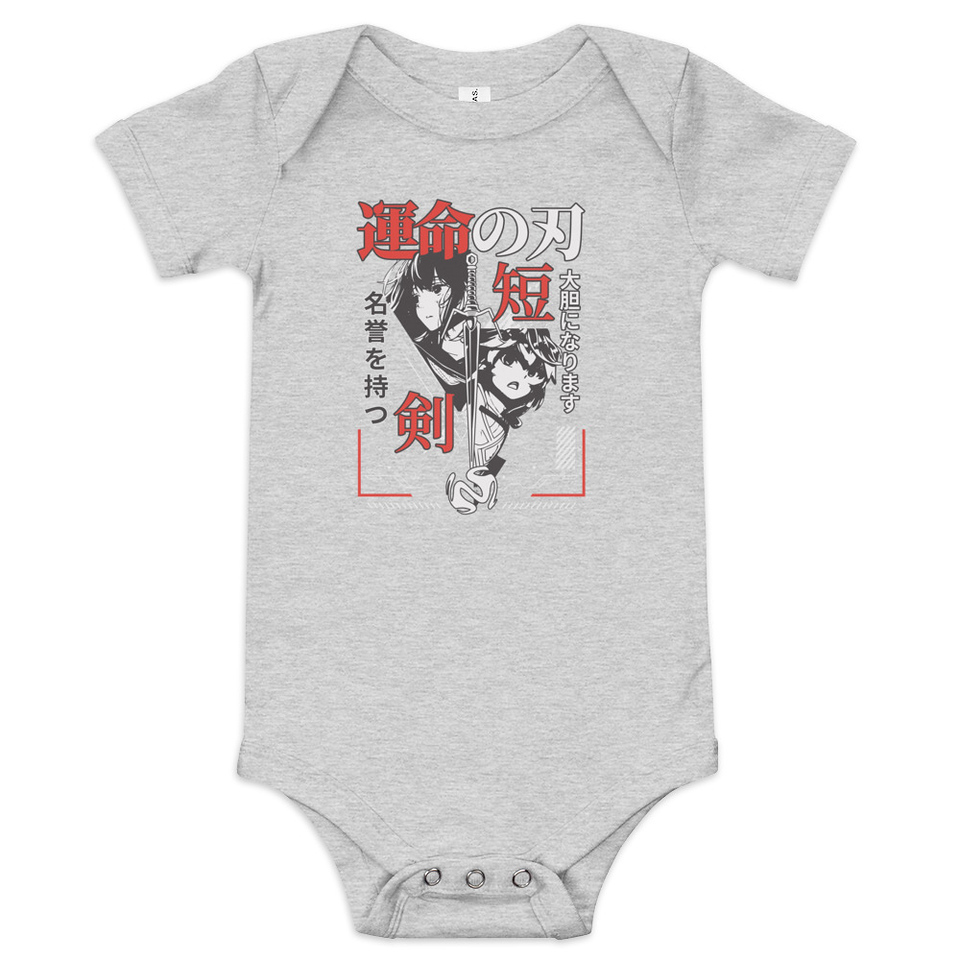 Blades of Fate - Japanese Manga Anime Baby Short Sleeve One Piece