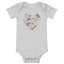 Boho Girl Poster Baby Short Sleeve One Piece