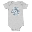 Born to be Wanderer - Compass Baby Short Sleeve One Piece