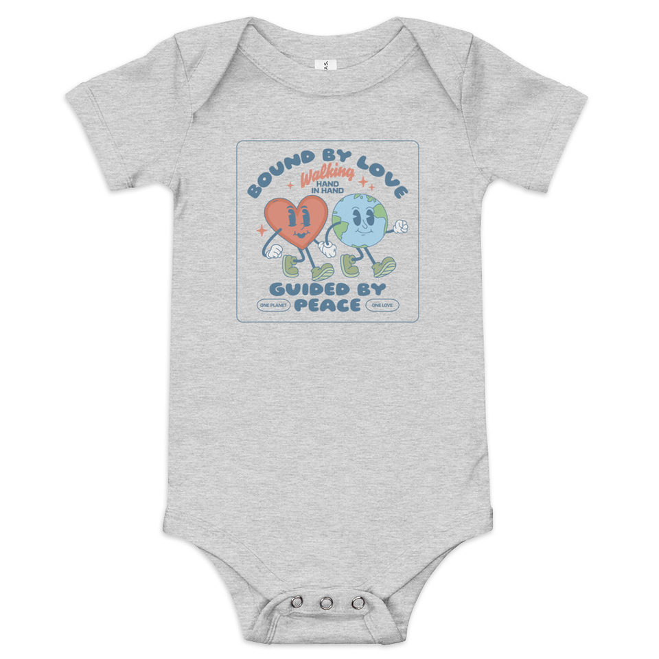 BOUND BY LOVE Baby Short Sleeve One Piece
