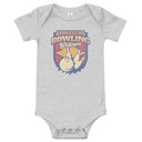 Bowling Championship - Retro Athlectic Sports Baby Short Sleeve One Piece
