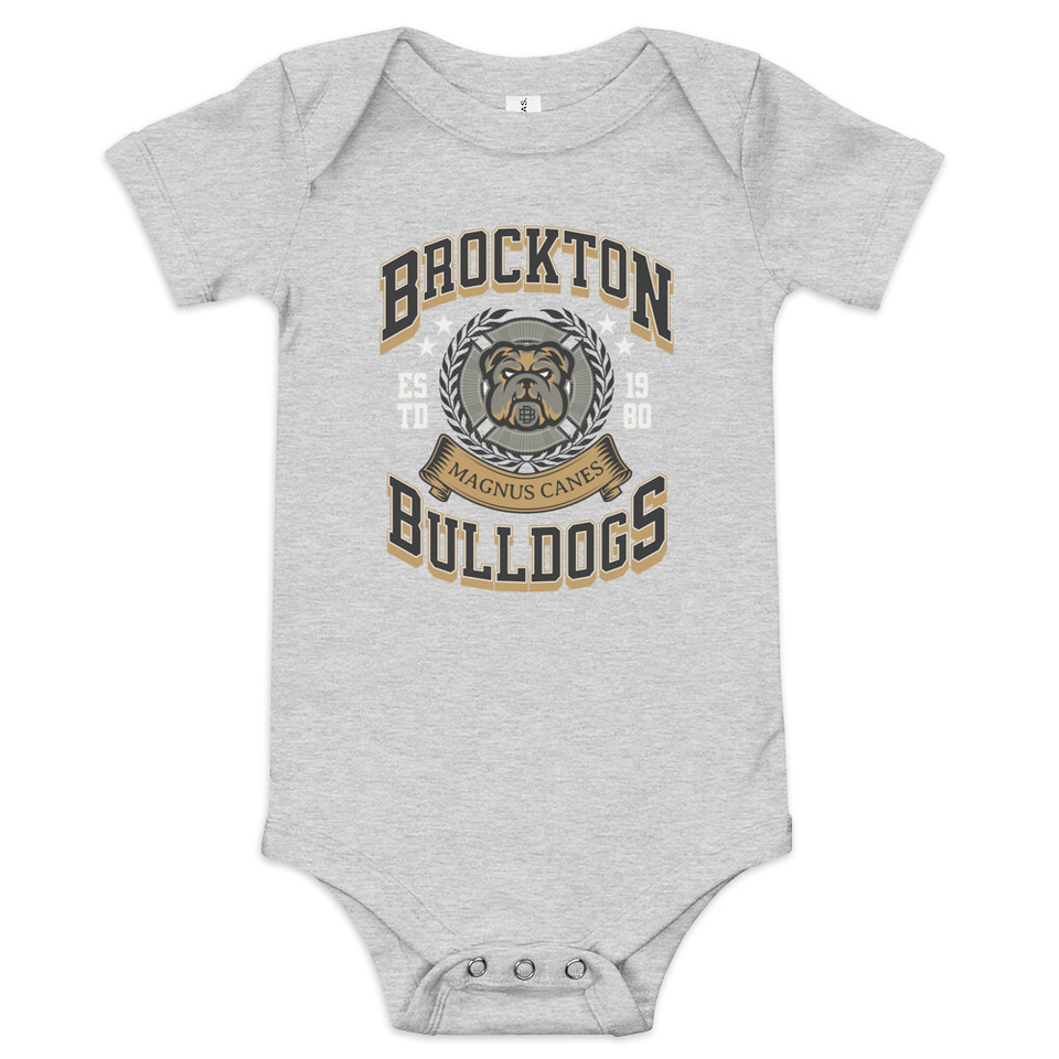 Brockton Bulldogs Baby Short Sleeve One Piece