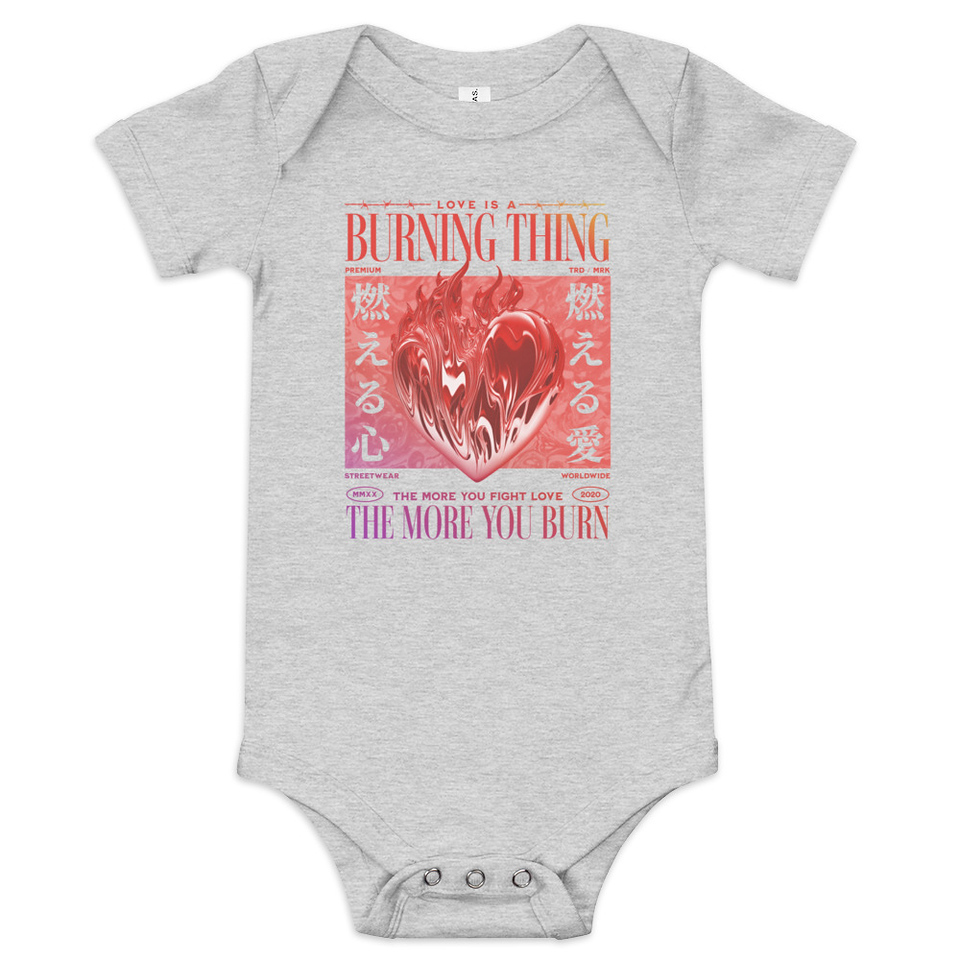Burning Thing Baby Short Sleeve One Piece