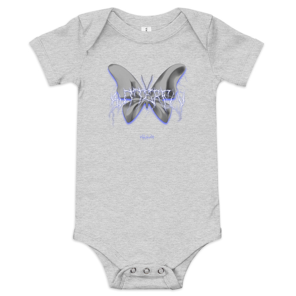 Butterfly Baby Short Sleeve One Piece