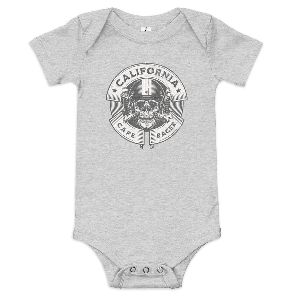 CAFE RACERS FUNNY Baby Short Sleeve One Piece