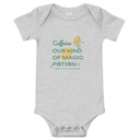 Caffeine Cartoon Baby Short Sleeve One Piece