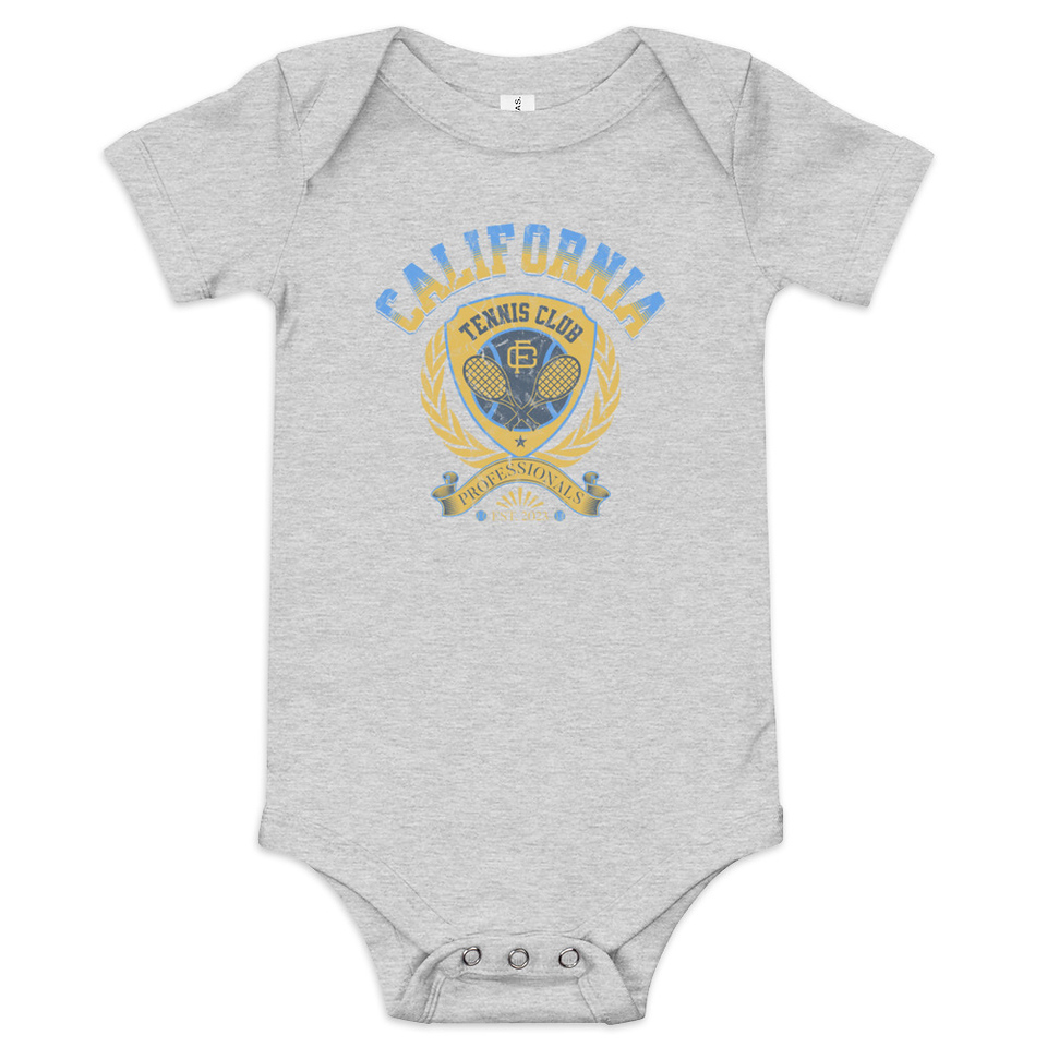 CALIFORNIA TENNIS PROFESSIONALS Baby Short Sleeve One Piece