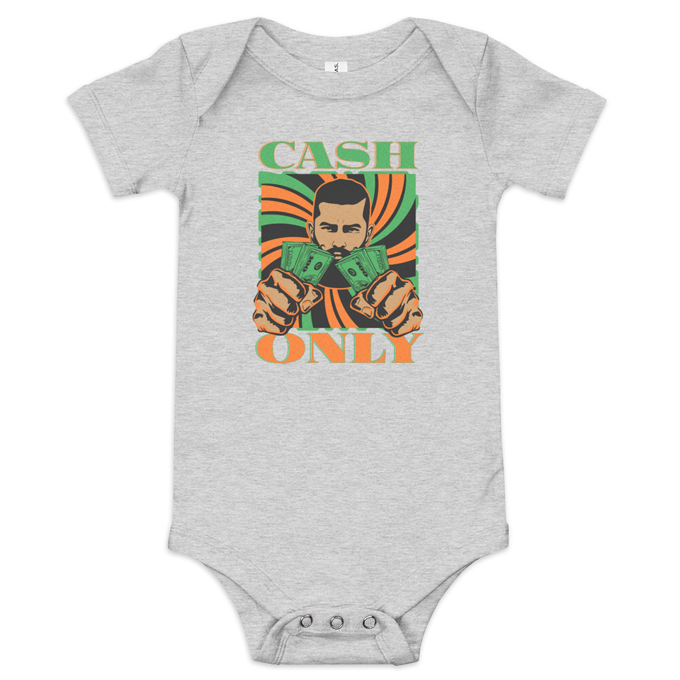 Cash Only - Streetwear Baby Short Sleeve One Piece