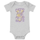 Cats are Astronauts Baby Short Sleeve One Piece
