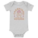 Champions Are Made When No One Is Watching - Sports Baby Short Sleeve One Piece