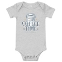 Coffee Time Baby Short Sleeve One Piece