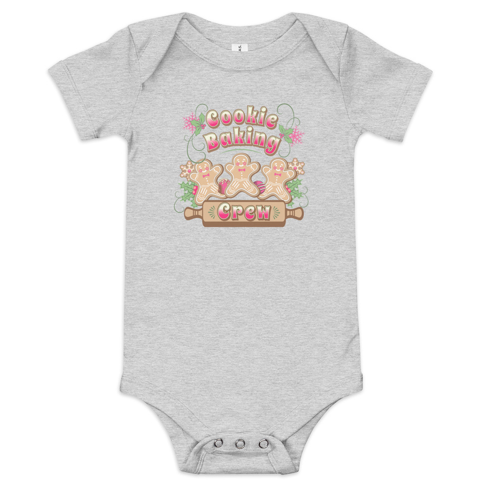 Cookie Baking Crew Baby Short Sleeve One Piece
