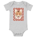 Corgi Loves - Cute Dog Baby Short Sleeve One Piece