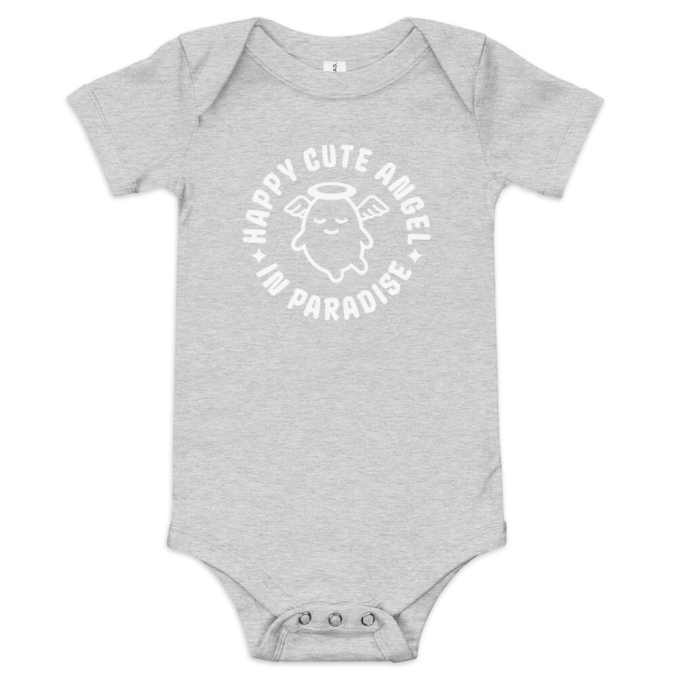 Cute Angel - Wings Baby Short Sleeve One Piece