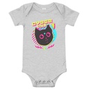 Cyber Cat - Neon Color Baby Short Sleeve One Piece