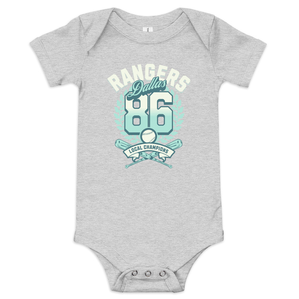 Dallas Rangers - Old School Sports Baby Short Sleeve One Piece