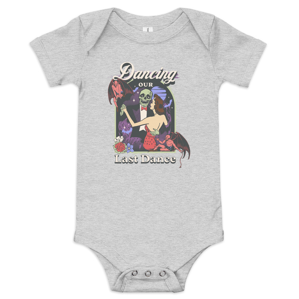 Dancing Our Last Dance - Halloween Baby Short Sleeve One Piece