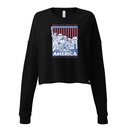 AMERICA (2) Women's Cropped Sweatshirt