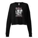 Anime Celebrity Girl - Japanese Cyber Streetwear Women's Cropped Sweatshirt