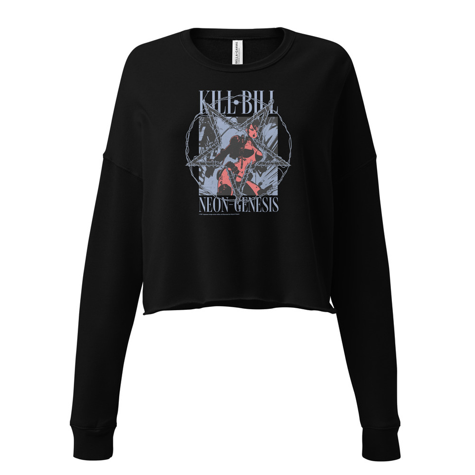 Anime Vintage Women's Cropped Sweatshirt