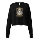 Bald Eagle Tattoo Shop - Skeleton Women's Cropped Sweatshirt