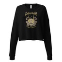 Band Merchandise Tour Illustration Women's Cropped Sweatshirt