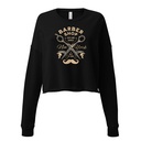 Barber Shop Cuts & Shaves - Scissor Women's Cropped Sweatshirt