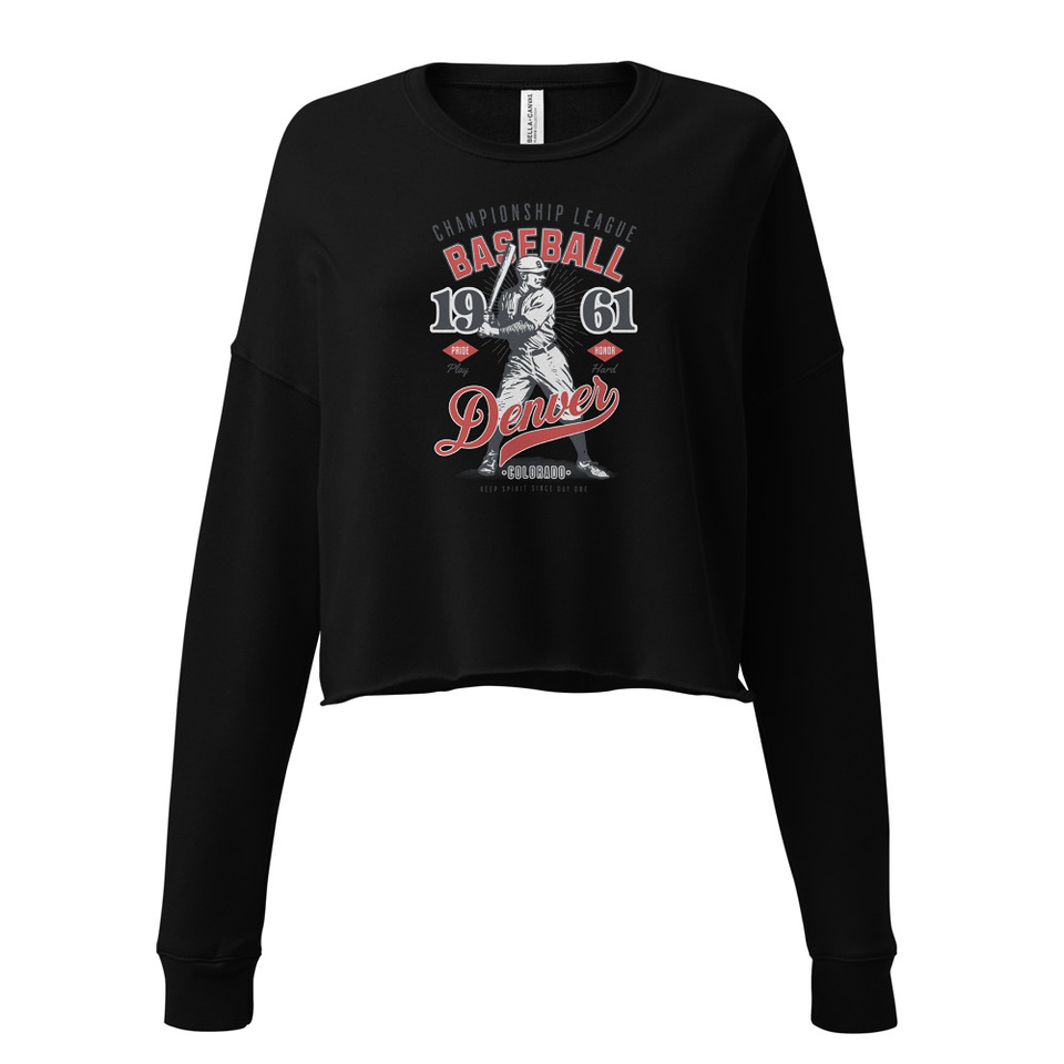Baseball Championship League - University Sports Team Women's Cropped Sweatshirt
