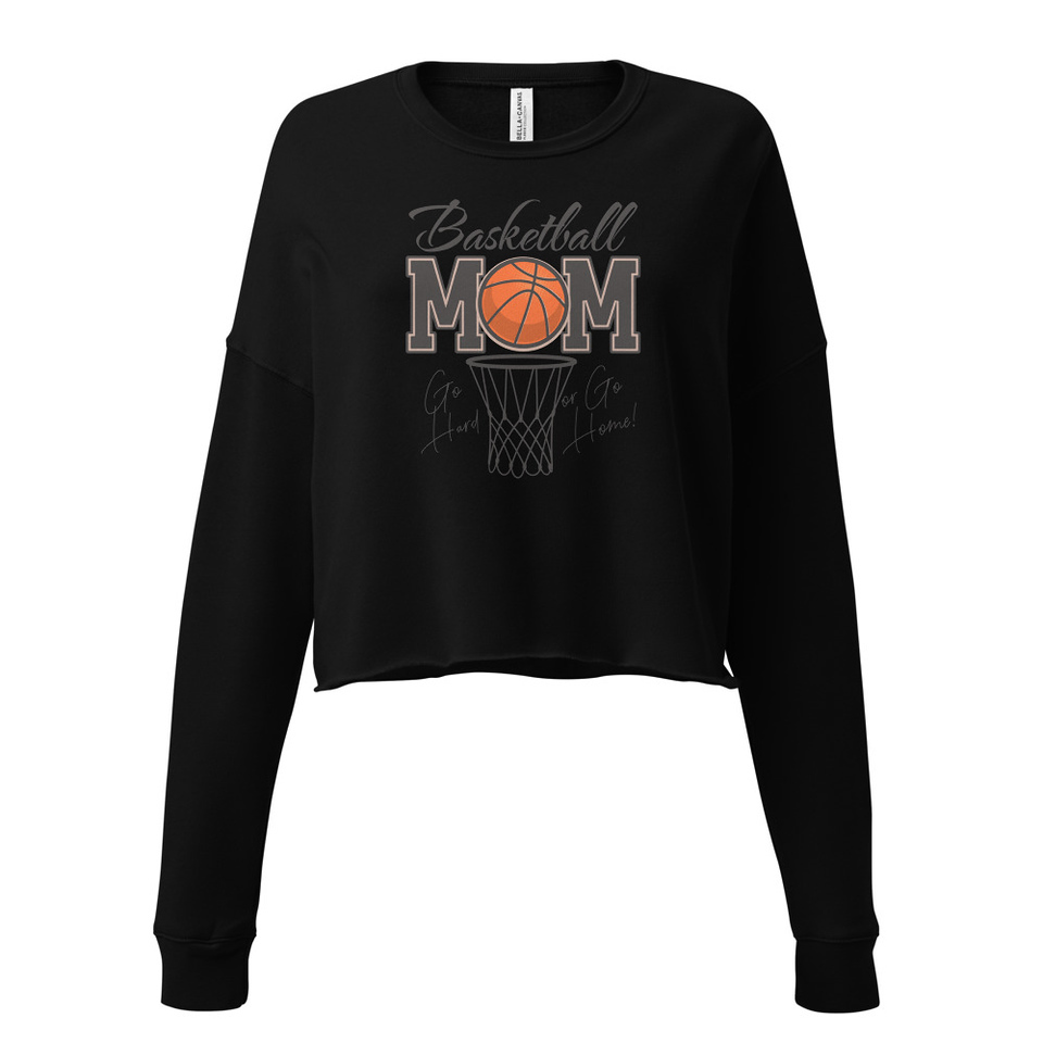Basketball Mom - Mother's Day Women's Cropped Sweatshirt