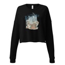 Beach Hut Women's Cropped Sweatshirt