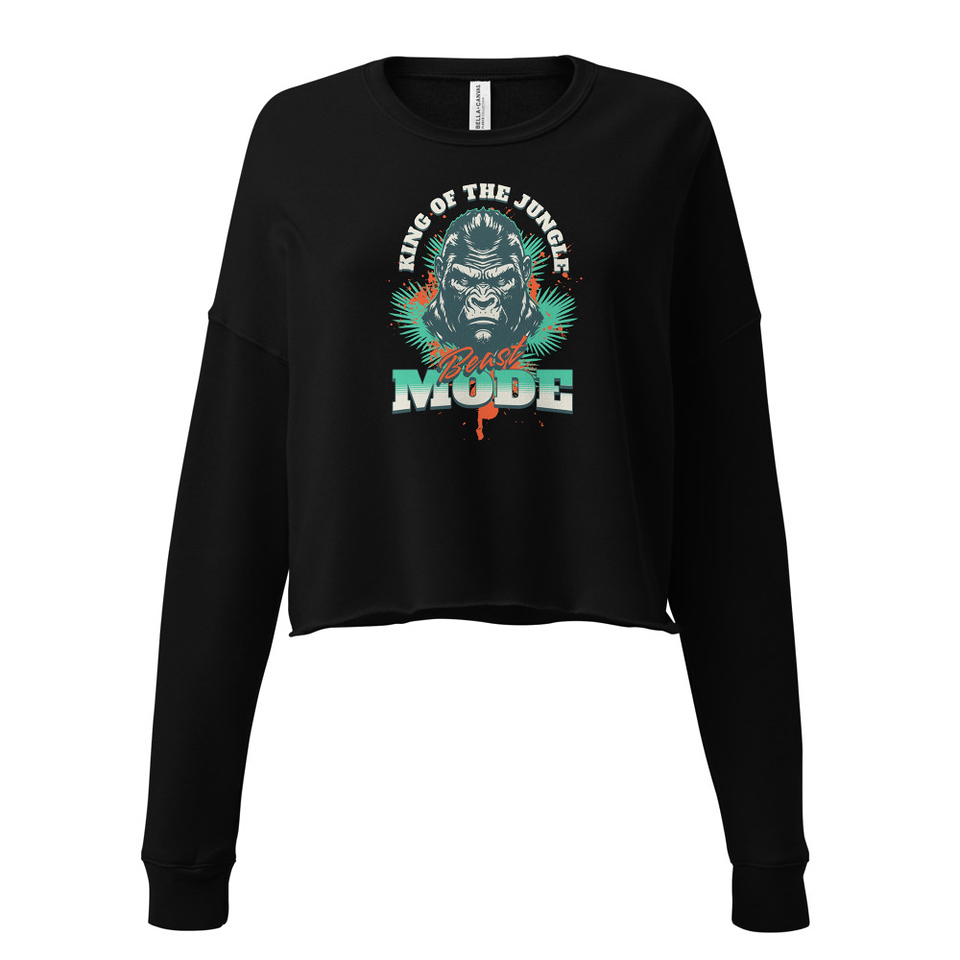 Beast Mode Women's Cropped Sweatshirt