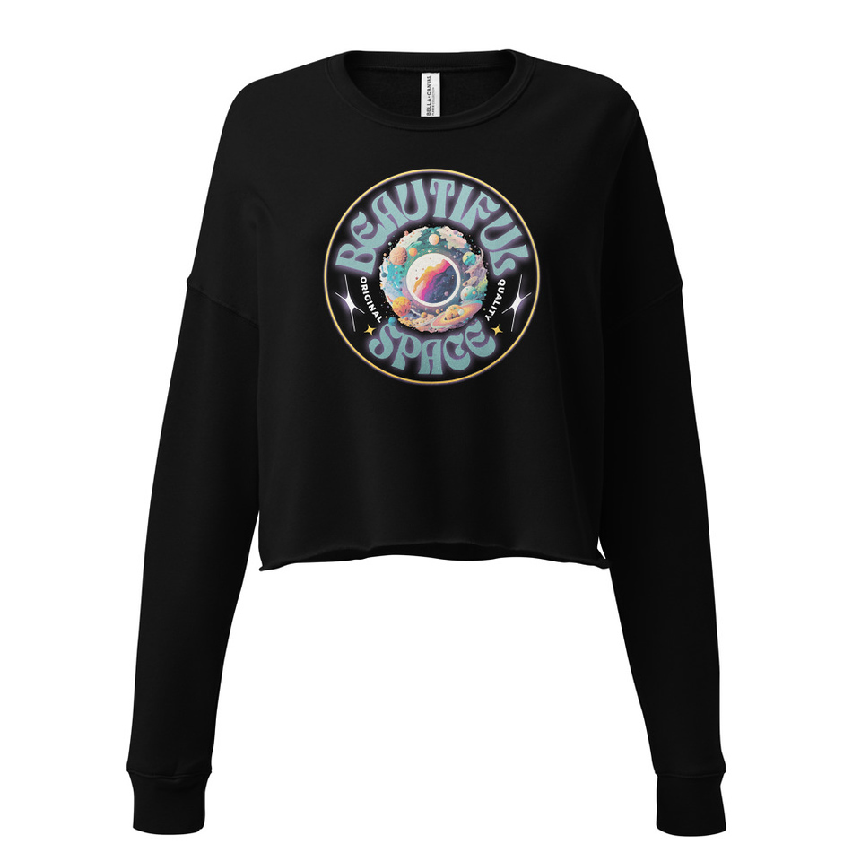 Beautiful Space Women's Cropped Sweatshirt